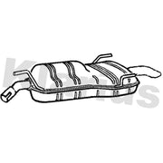 Klarius Box With Tail Pipe Rear SB131P