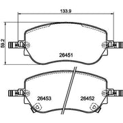 Mintex Front Brake Pad Set MDB3491