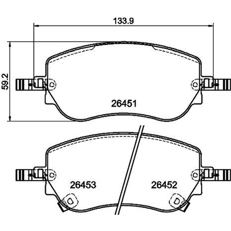 Mintex Front Brake Pad Set MDB3491