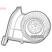Denso Heater Blower Fan DEA23002