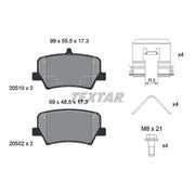 Textar Rear Brake Pad Set 2051001