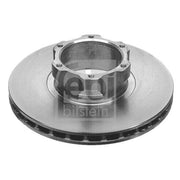 Febi 2 x Internally Vented Front Brake Discs 09678