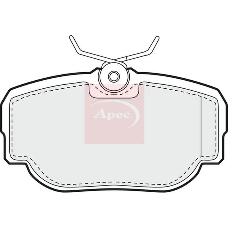 Apec Rear Brake Pad Set PAD908