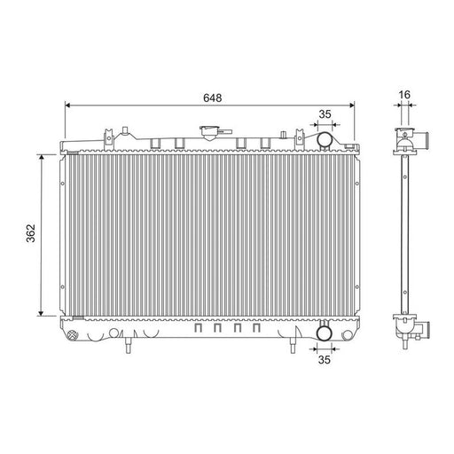 Valeo Engine Radiator 701283