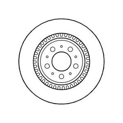 Abtex 2 x Vented Rear Brake Discs BD1155V