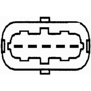 Hella MAF Sensor (Mass Air Flow) 8ET 009 142-981