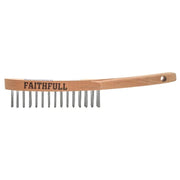 Faithfull Lightweight Scratch Brush, Two Row - FAI5802F