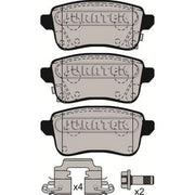 Juratek Rear Brake Pad Set JCP4019