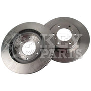 Key Parts 2 x Vented Front Brake Discs KBD4754