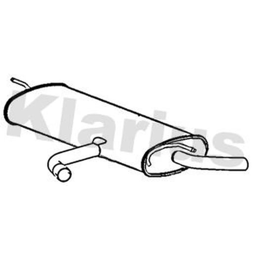 Klarius Tail Pipe Rear SK149V