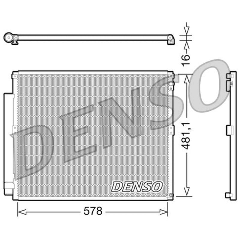 Denso Air Conditioning Condenser DCN50017