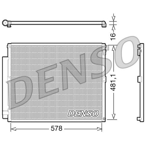 Denso Air Conditioning Condenser DCN50017