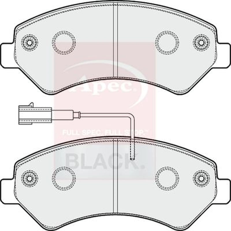 Apec Front Brake Pad Set PAD1859B