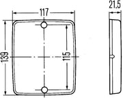 Hella 8RA 003 660-007 Reflector