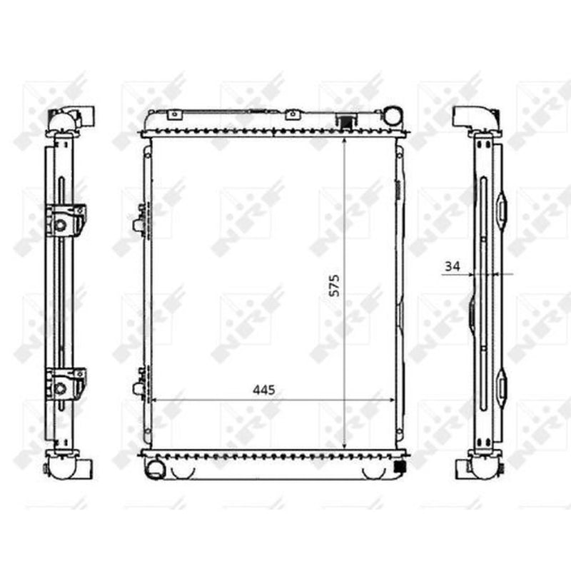 NRF Engine Radiator 53865