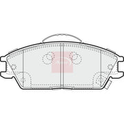Apec Front Brake Pad Set PAD1310
