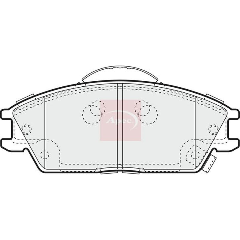 Apec Front Brake Pad Set PAD1310
