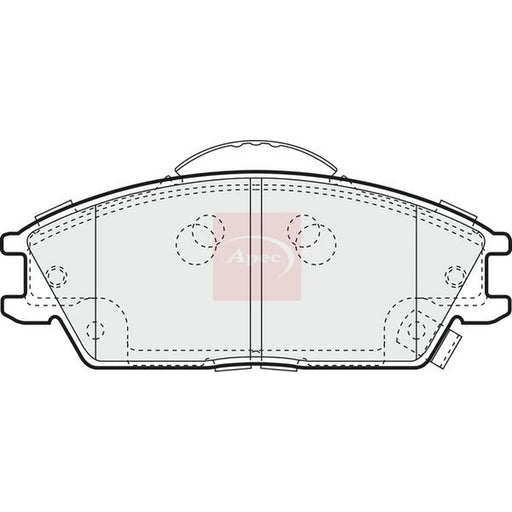 Apec Front Brake Pad Set PAD1310