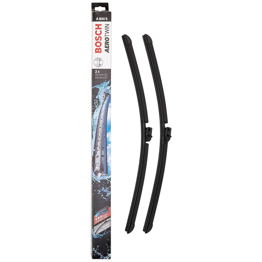 Bosch Aerotwin Flat Blade A844S Front Window Windscreen Wiper Blade Set Pair Bosch  - Town Parts