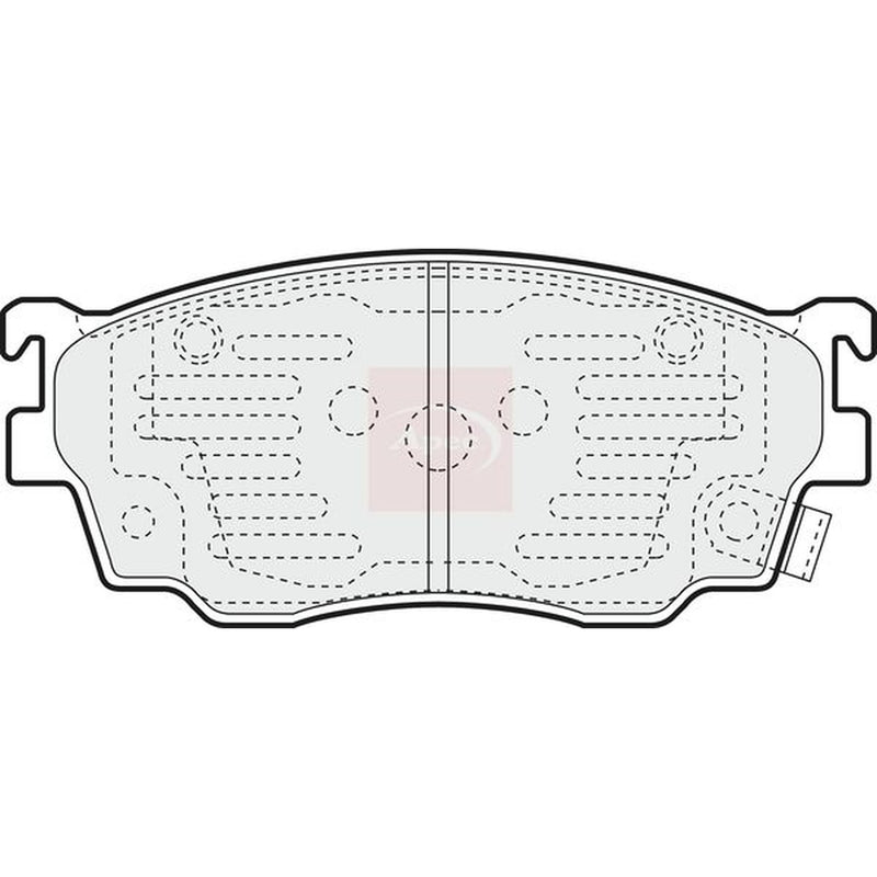 Apec Front Brake Pad Set PAD1383