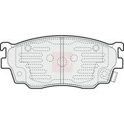 Apec Front Brake Pad Set PAD1383