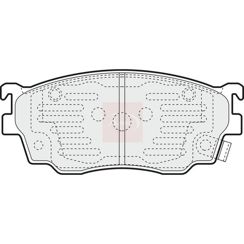 Apec Front Brake Pad Set PAD1383