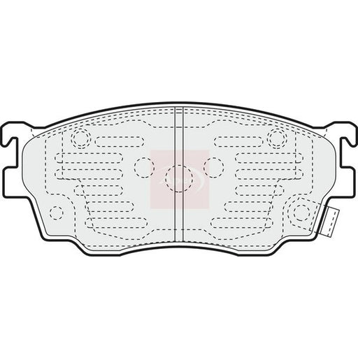 Apec Front Brake Pad Set PAD1383