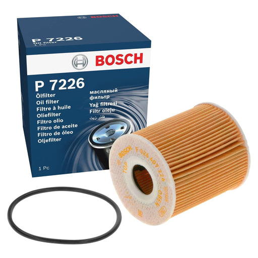 Genuine Bosch Car Oil Filter P7226 Fits Fiat 500 X - 1.6 - 14-20 F026407226 Bosch  - Town Parts