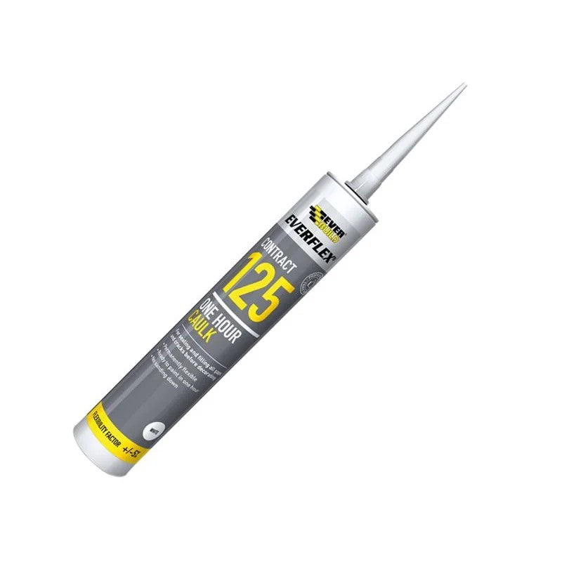 Everbuild Sika SikaSeal® One Hour Caulk White 380ml - 879087