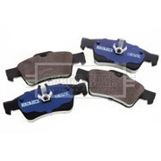 Borg & Beck 4 x Rear Brake Pad Set BBP1798