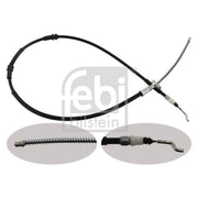 Febi Handbrake Cable Left Rear 36711