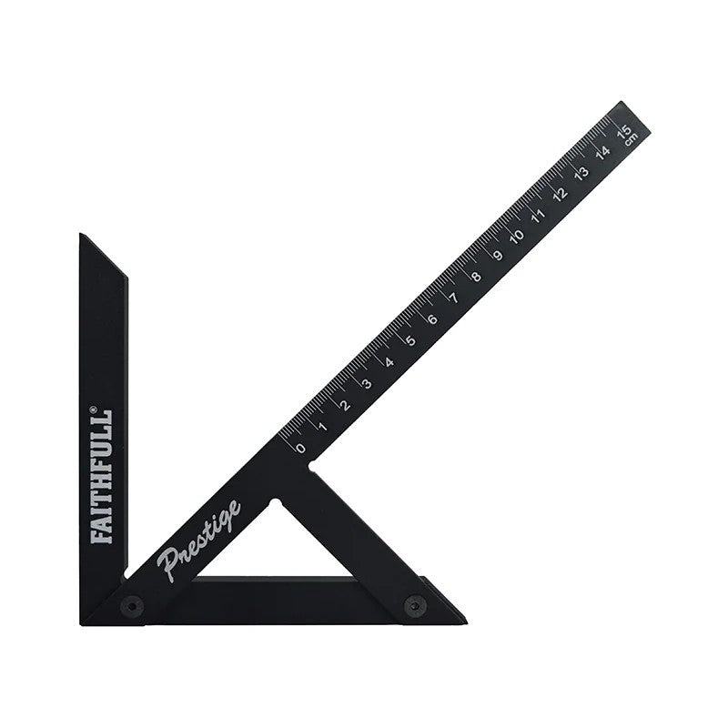 Faithfull Prestige Centre Finder Gauge Black Aluminium 100-150mm