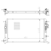 NRF Engine Radiator 59354
