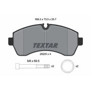 Textar Front Brake Pad Set 2920006