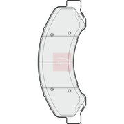 Apec Brake Pad Set PAD1888