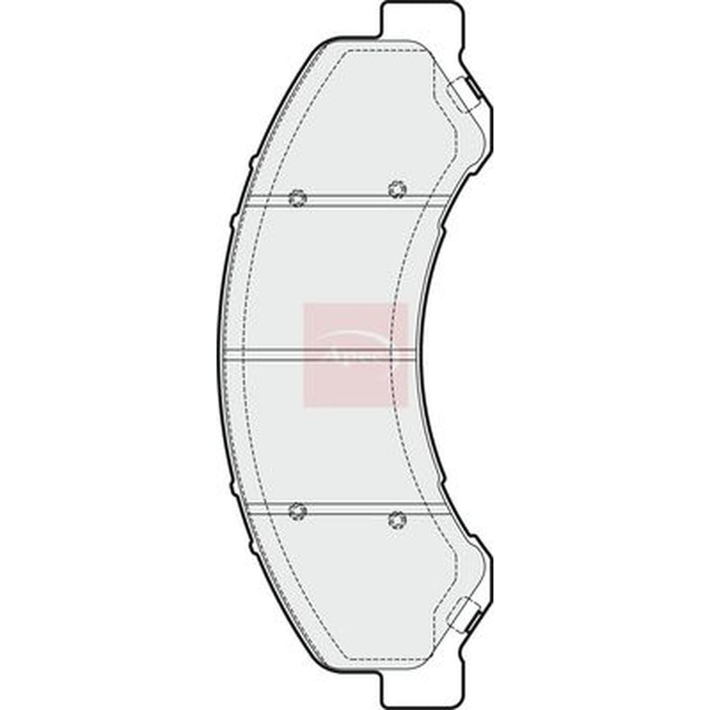 Apec Brake Pad Set PAD1888