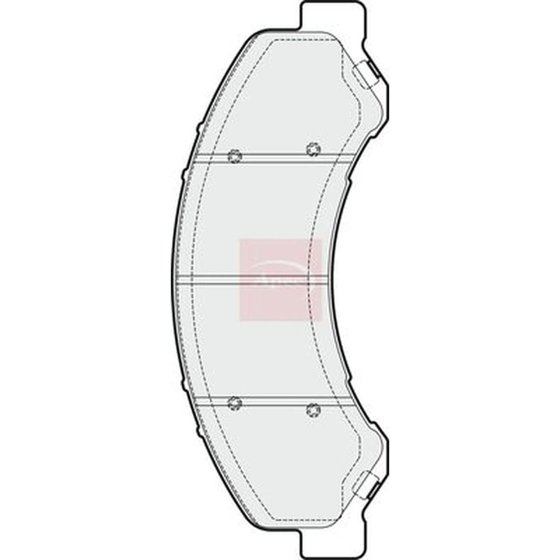 Apec Brake Pad Set PAD1888