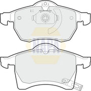 NAPA Front Brake Pad Set NBP1059