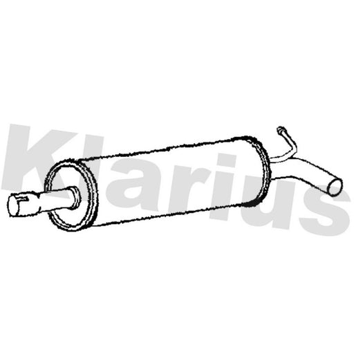 Klarius Box With Centre Pipe Centre VW933M