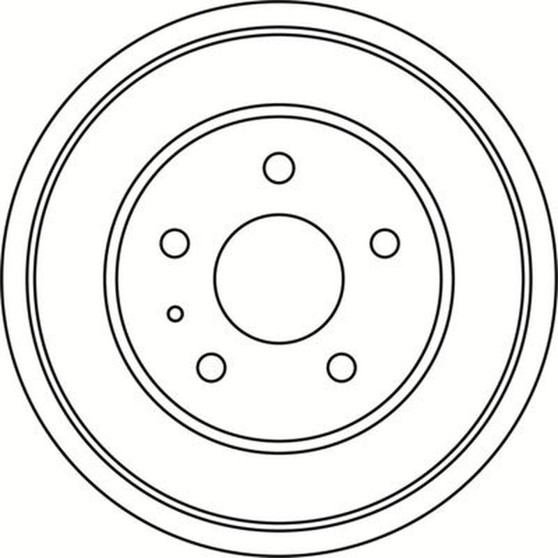Abtex Brake Drum Assembly Rear BDM270