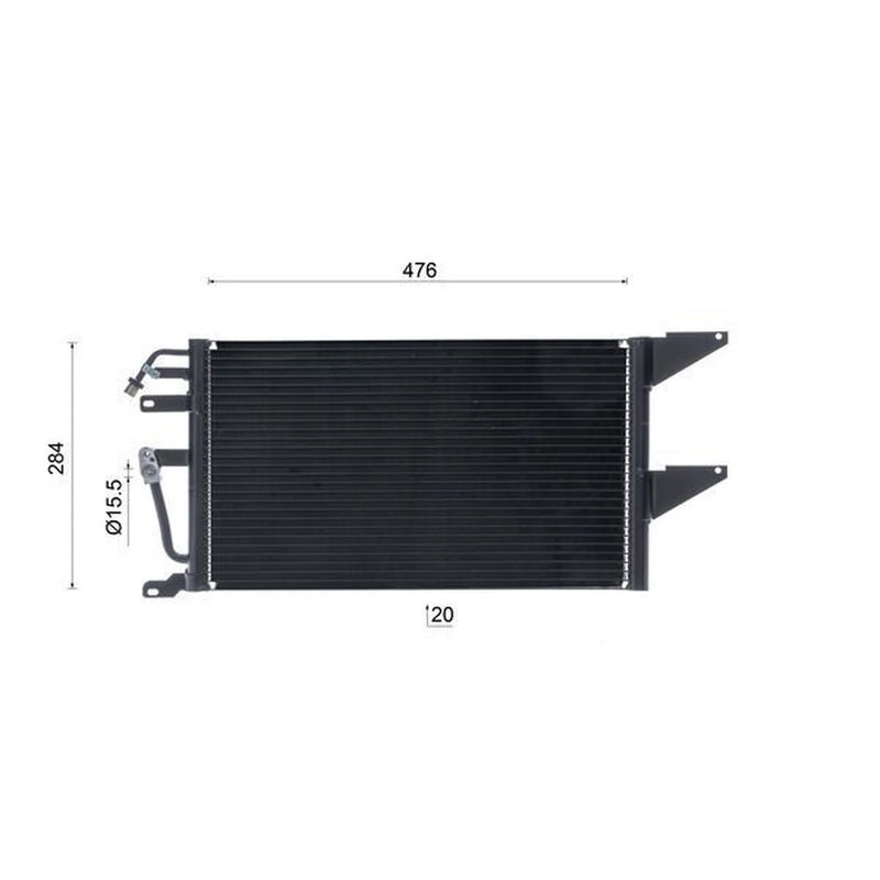 Mahle Air Conditioning Condenser AC 1075 000S