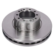 Febi 2 x Vented Front Brake Discs 185413 OE 658621