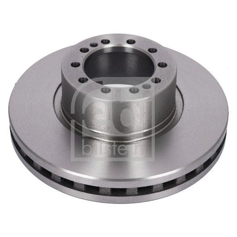 Febi 2 x Vented Front Brake Discs 185413 OE 658621