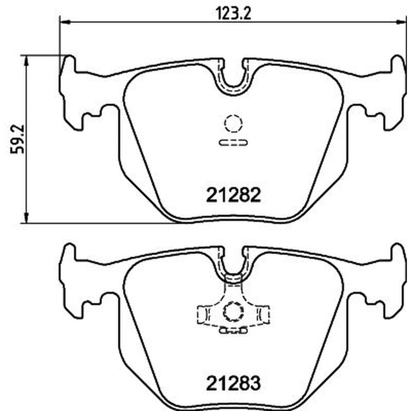 Mintex Rear Brake Pad Set MDB1552