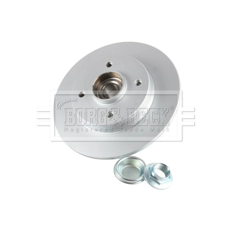 Borg & Beck 2 x Solid Rear Brake Discs BBD5808S