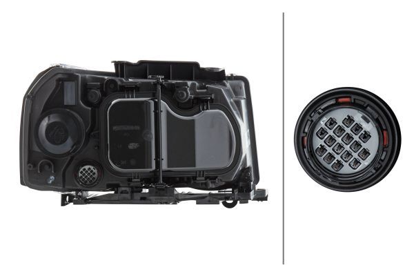 Hella Headlight Headlamp HB3 Left