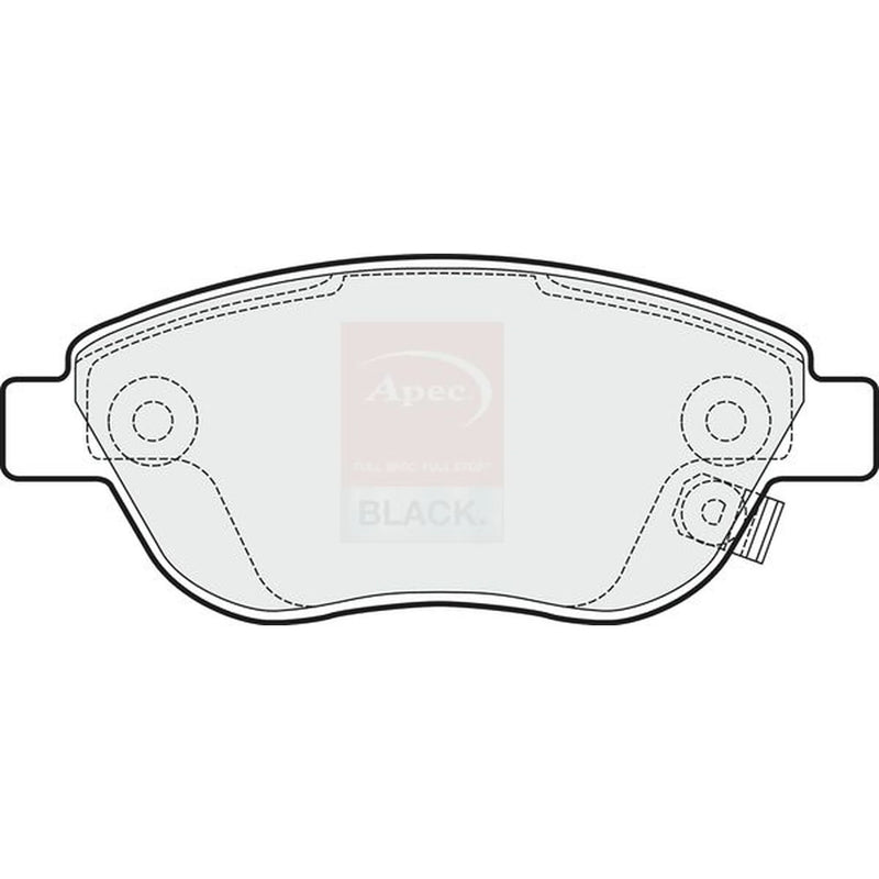 Apec Front Brake Pad Set PAD1533B