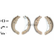 Textar Brake Shoe Set Axle Kit 91067200