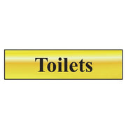 Scan Toilets - Polished Brass Effect 200 x 50mm - 6005