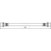 Apec Brake Hydraulic Hose Line Rear Left HOS4080